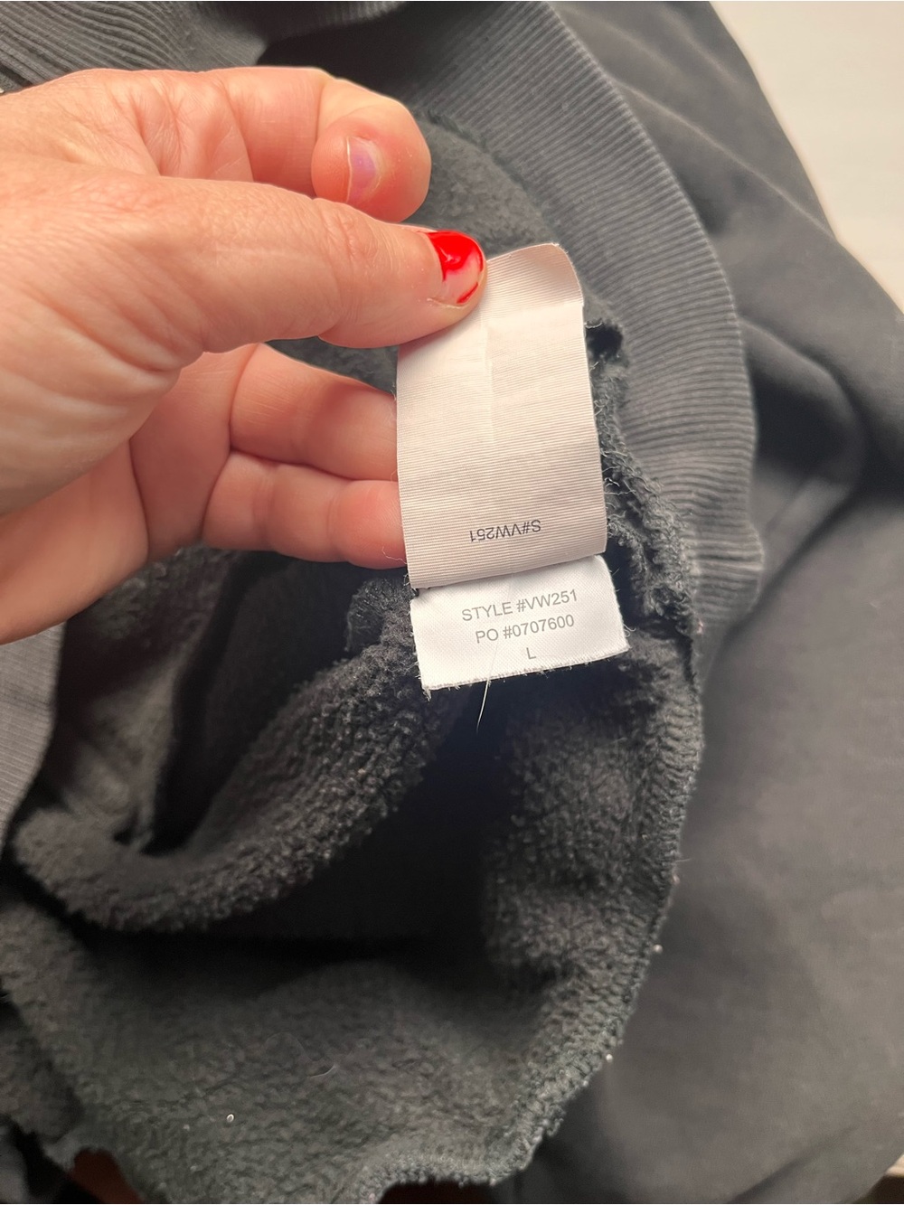 Vuori Black Restore Hoodie Full-Zip Sweatshirt XL - Picture 7 of 12